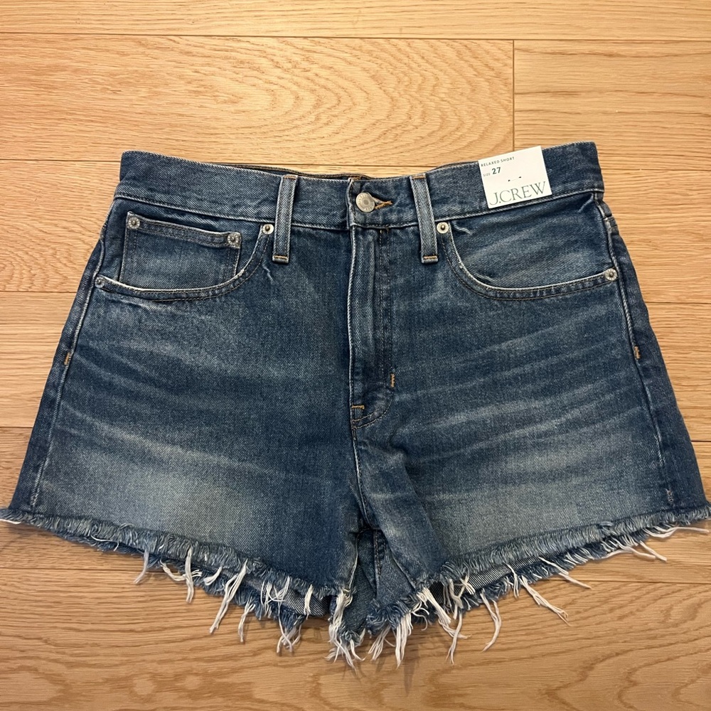 J. Crew jean denim shorts - new with tags!